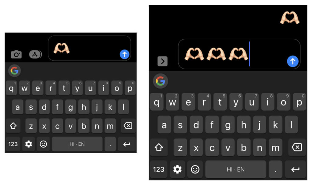 how to make emojis bigger