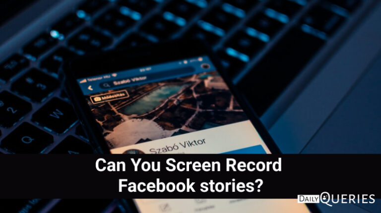 Can You Screen Record Facebook stories